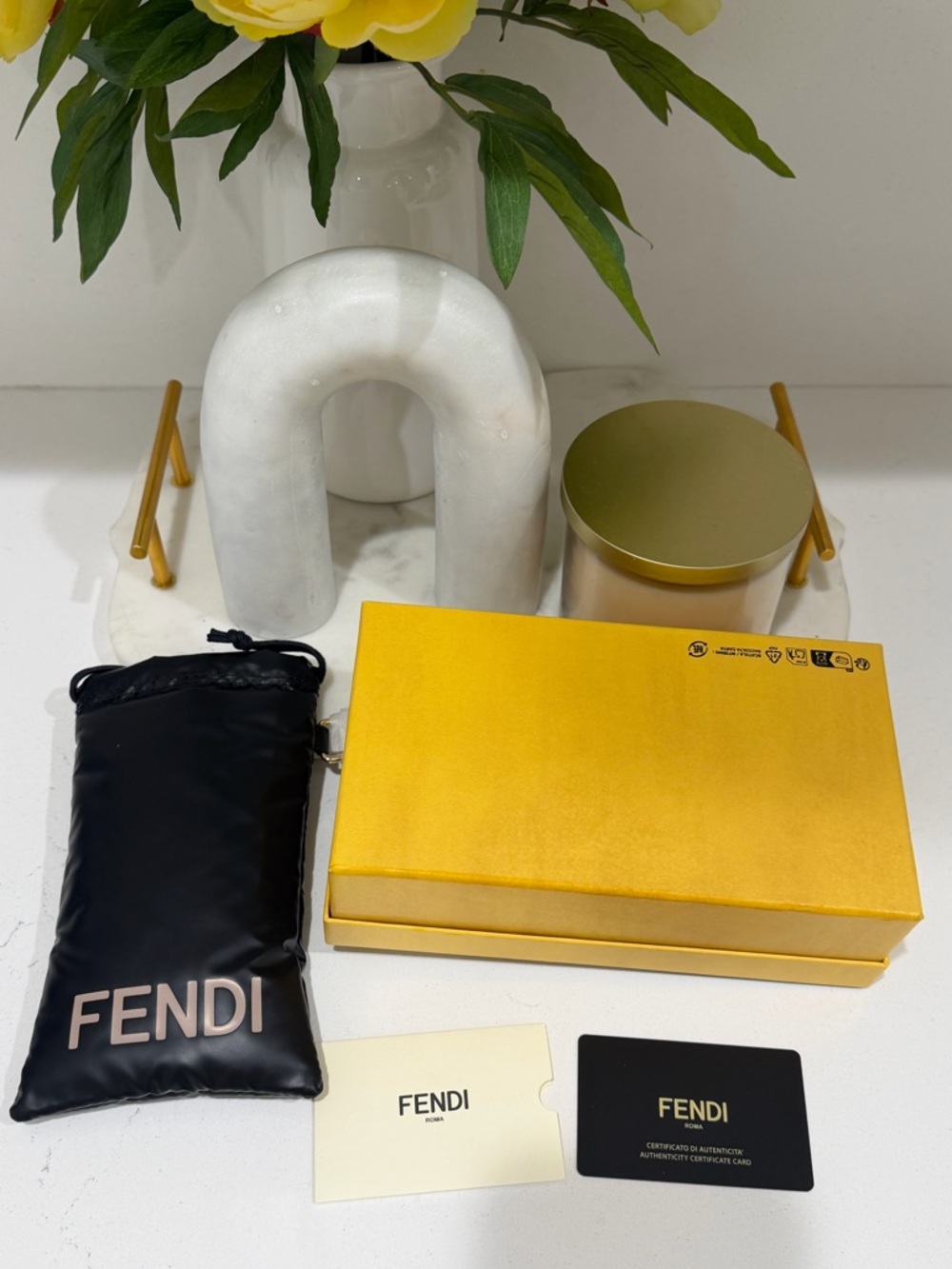 Fendi Box with Sunglasses Pouch and card - Picture 6 of 13